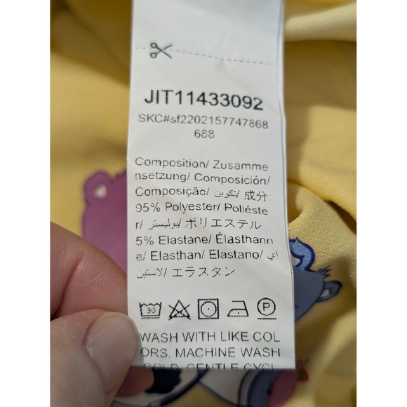 Care Bears Yellow Skater Skirt Womens 3XL Characters Front and Back 38" Waist - Picture 7 of 7